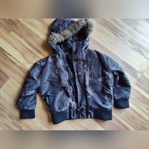 Boy's Swiss Tech Black and Gray Jacket